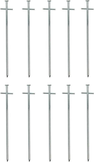 ProPlus Rotspen met dwarspen - Metaal - 23 cm - Set van 10 stuks
