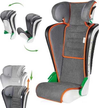 Comfortabele Autostoel Verhoger voor Kinderen 100-135 cm - ECE R129 Goedgekeurd