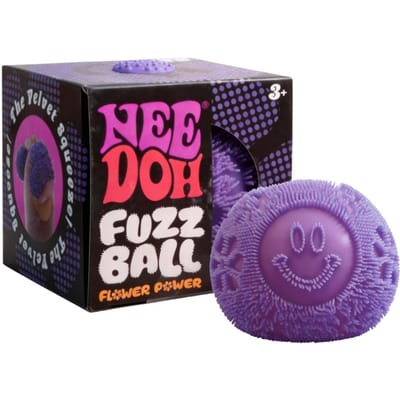 Balle Fuzz NeeDoh Squishy Balle Anti-Stress Douce Tactile Jouet Fidget pour Soulager l'Anxiété Jeu Sensoriel pour Enfants Adultes Cadeaux