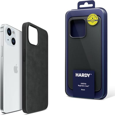 3mk HARDY MagFabric Zwarte Telefoonhoesje voor Apple iPhone 15 Plus