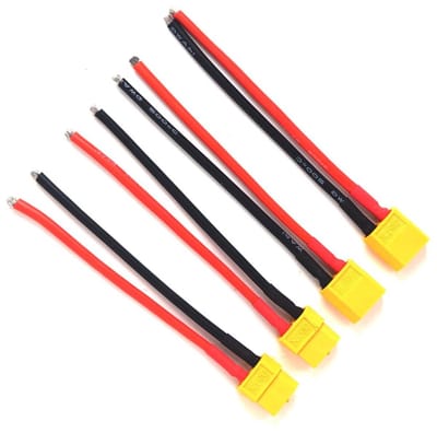 XT60 Connectoren Set met 10CM Siliconen Draad 14AWG - Ideaal voor Modelbouw en Elektronica
