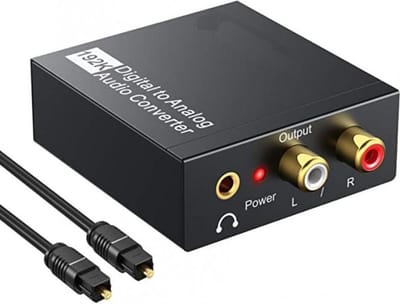 Digitaal Naar Analoog Audio Converter (DAC) - Analoog Audio Omzetter - 3,5 mm - Versterker