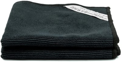 Barista Doekje - Zwart (2 Stuks) – Microvezeldoekjes - Espressomachine - Barista Essentials