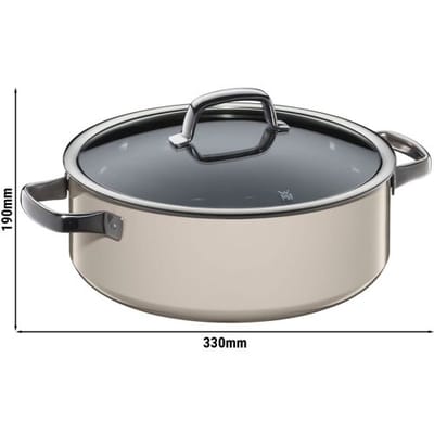 WMF Fusiontec Mineral - Braadpan - Ø 280mm - inclusief glazen deksel - Macadamia