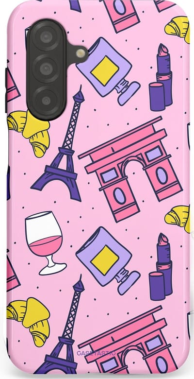 Casetastic Hoesje Geschikt voor Samsung A26 - Stijlvolle Beschermende Duo-layer Case - Trip to Paris