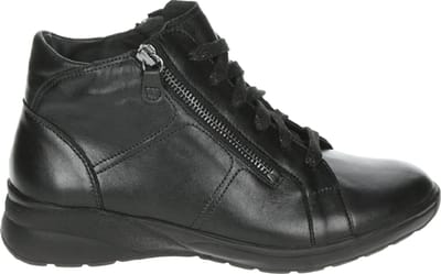 Ganter - 208081 - Hoge sneakersVeterlaarzenDames veterschoenenDames sneakersHalf-hoge schoenen - Kleur: Zwart - Maat: 37.5