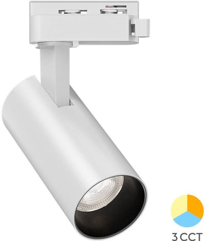 LED Railspot - Track Spot - Braytron - 1-Fase - 15W 1560lm 38D - Aanpasbare Lichtkleur CCT - Wit