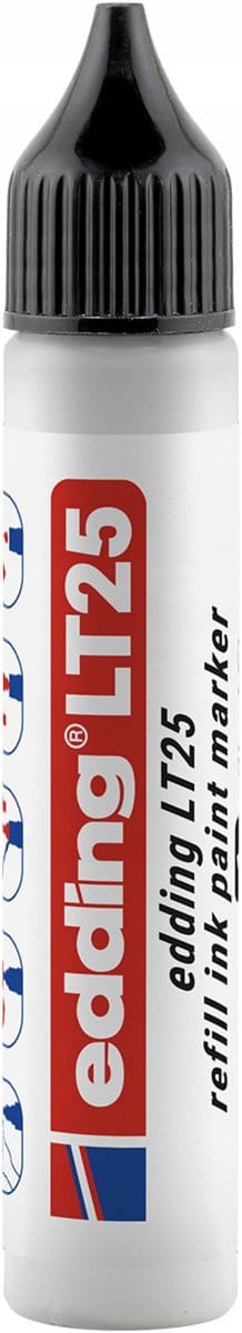 Edding EcoLine LT 25 navulinkt voor olieverfmarkers - Wit, 25ml