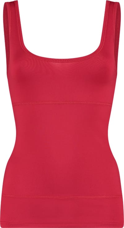 RJ Bodywear - Pure Color Shape - Dames Corrigerende Singlet - Donkerrood - 4XL