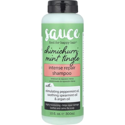 Sauce Beauty, Intense Repair Shampoo, Chimichurri Mint Tingle, 10 fl oz (300 ml) beige