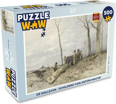 Puzzel De mallejan - Schilderij van Anton Mauve - Legpuzzel - Puzzel 500 stukjes