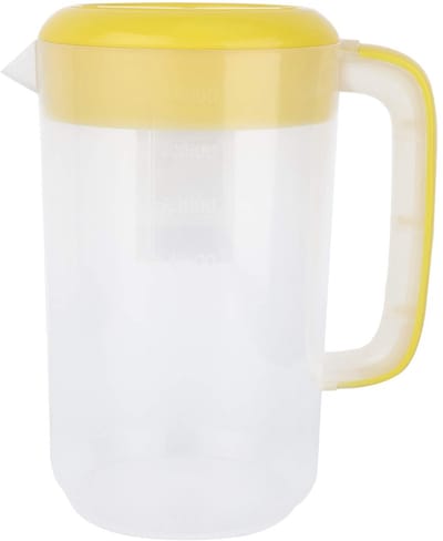 Dailygoods- Waterkan grote capaciteit - Waterreservoir - Kunststof - Met deksel - Comfortabel handvat - Eenvoudig te meten volume - Karaff