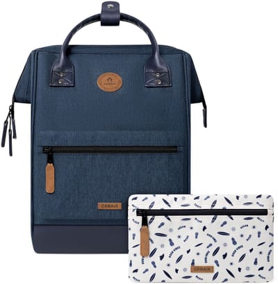 CABAIA vrije tijd rugzak rugzak met laptopvak Adventurer Melanged Backpack 18L Port Antonio petrol