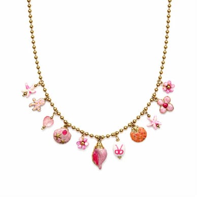 Lovely love bedelketting Roze