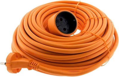 16A HO5VV-F 2x15 oranje verlengkabel - 20 meter lengte