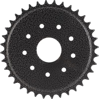 Pignon arrière à chaîne 415 6 trous 36 dents Convient pour vélo motorisé 49cc 50cc 60cc 80cc black