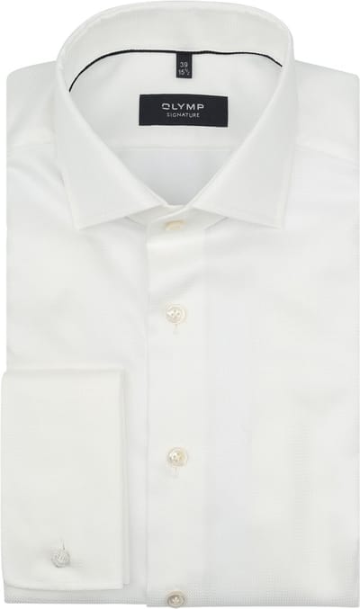 OLYMP Signature Overhemd, Tailored Fit, Signature Kent, Champagne