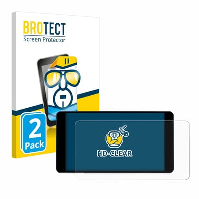 BROTECT - Screenprotector voor Zontes 350D - Folie Beschermfolie transparant 2 Stuks