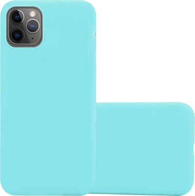 Cadorabo Hoesje geschikt voor Apple iPhone 13 MINI in CANDY BLAUW - Beschermhoes gemaakt van flexibel TPU silicone Case Cover