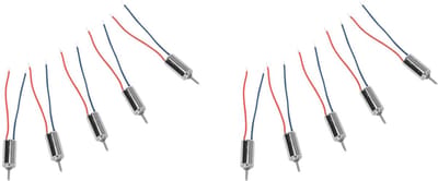 Dailygoods- Micro Motor 10 Stuks - Kernloze Motor - Compact Ontwerp - Stabiele Prestaties - Laag Stroomverbruik - Gevoelige Start - Mini Motor