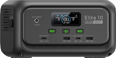 BLUETTI Elite 10 - 200W - 128Wh - Duurzame energie - Mini Zonne-energiecentrale - Draagbare Accu LFP - voor Camping - Thuis Noodstroom - outdoor