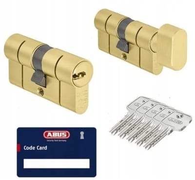 ABUS cilinderslotset D10+KD10 MM 30/40G, 1 sleutelsysteem
