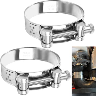 Roestvrijstalen Hinge Bolt Clamp 86-91 mm voor Motorfiets, Uitlaat en Slangbeugels, Tensioner Beugels