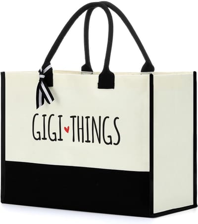 Grote Canvas Draagtas voor Dames - Ideaal als Strandtas, Boodschappentas of Werktas