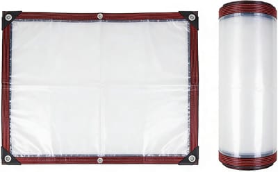 Waterdicht Zeil - Beschermend Doek - Tuin Beschermen - Dubbellaags Versterkt - 1 x 2 Meter - Transparant