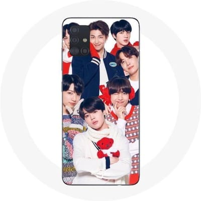 Coque pour Samsung Galaxy A71 BTS Affiche Memebers Cadeau de Noël 2023