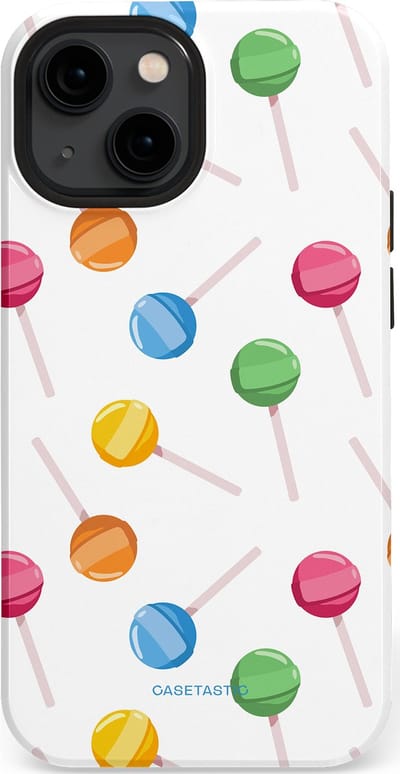 Casetastic Hoesje Geschikt voor Apple iPhone 13 Mini Magsafe - Stijlvolle Beschermende Duo-layer Case - Lollybom