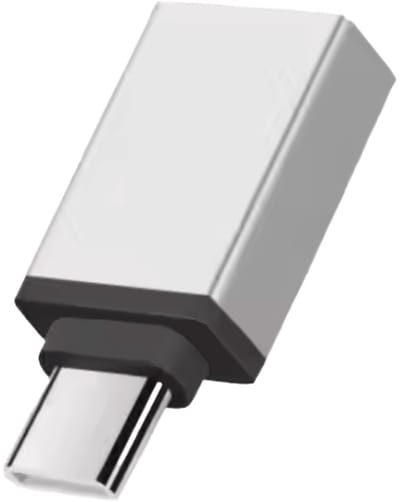 USB-C naar USB-A adapter - OTG Converter - USB 3.0 - USB C naar USB A HUB - Verloopstekkertje - Verloop adapter - Grijs - 1 stuks - CHPN