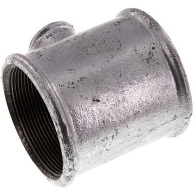 Rp 2 1/2'' x Rp 3/4'' Verzinkt Gietijzeren T-stuk 25 Bar - FL3T-F-IZ-212R-034R