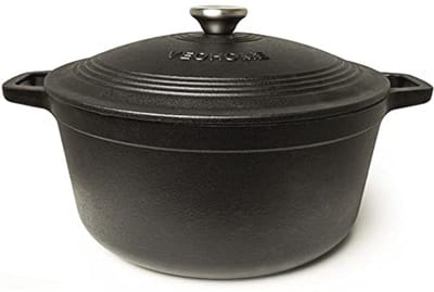 Gietijzeren Braadpan en Stoofpot 6L - Voor Alle Hittebronnen, Inclusief Inductie