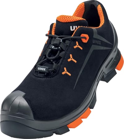 uvex 2 6508243 Veiligheidsschoenen ESD S3 Schoenmaat (EU): 43 Zwart, Oranje 1 paar