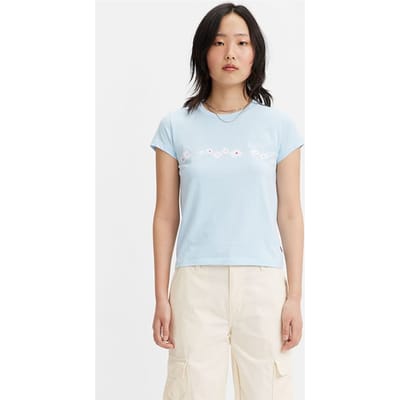 Levi's Graphic T-shirt Blue Size: XS | T-Shirts Outlet | Dames | Blauw