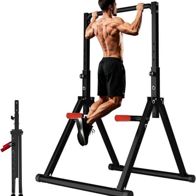 MMP® Pull Up Station - Fitness - Zwart - 116cm x 133cm x 230cm