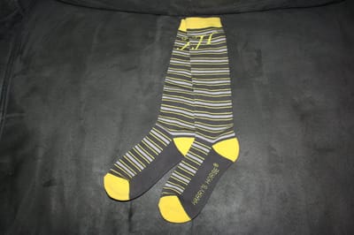 Harry's Horse paardrijsokken Stripe - Pewter Yellow - 31/35