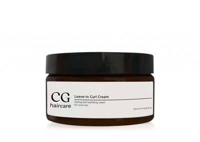 CG Curl Leave-In Cream voor Krullend Haar – Hydraterend & Anti-Pluis – Met Shea, Kokos, Argan, Kakadu Plum & Rijstproteïne – Lichtgewicht & Zonder Build-Up – 99,5% Natuurlijk – Vegan – 250ml