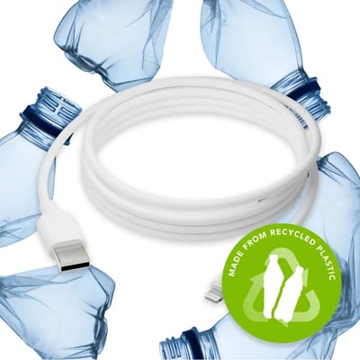 dbramante1928 re-charge - Oplaadkabel - USB-A naar geschikt voor Lightning - 2,5 meter - Wit