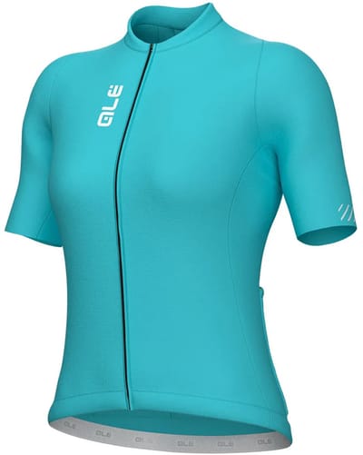 Ale Pragma Color Block Korte Mouw Wielertrui Groen,Blauw S Vrouw