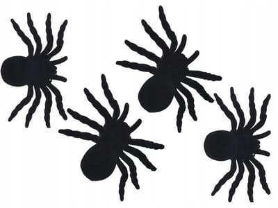 Halloween spin 4 stuks decoratie griezelig horror