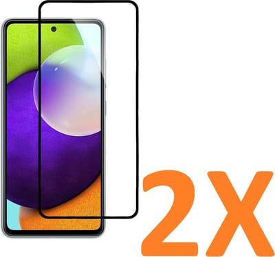 Volledige dekking Screenprotector Glas - Tempered Glass Screen Protector Geschikt voor: Samsung Galaxy A53 A536 5G - 2x