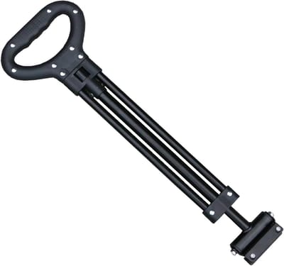 Karren Handvat Vervanging - Trekstang Onderdeel - Karren Reparatie - Verstelbare Lengte - 8.3D x 21.3B x 8.3H cm - Zwart