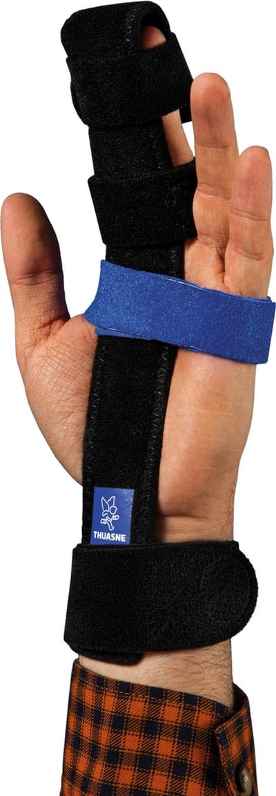 Thuasne Ligaflex Finger Vingerspalk - Bij Vingerfractuur - Vinger Brace - Finger Splint - Vinger Orthese - Maat 1 - Zwart