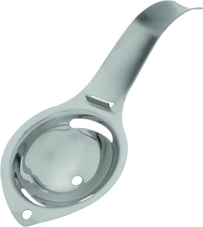 Famanu - Eierscheider roestvrij staal met lange steel vaatwasmachinebestendig