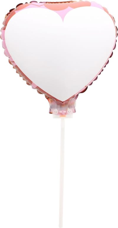 Beschrijfbare folieballon 23 x 23 cm
