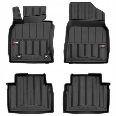 FROGUM 3D Gummimatten Set – Passend für Toyota Camry IX (ab 2018) – Hohe 6 cm Kanten – TPE – Geruchlos & Schwarz