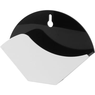 Koffiefilterhouder Ophangbaar Koffiefilterpapierrek Acryl Koffiepapier Opbergcontainer Standaard V-vorm black