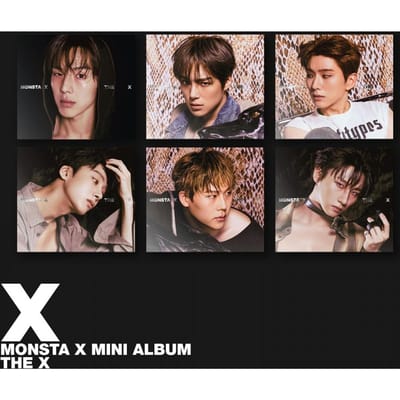 Sélectionner POB DIGIPACK Ver MONSTA X 13ÈME MINI ALBUM THE X No POB Random black